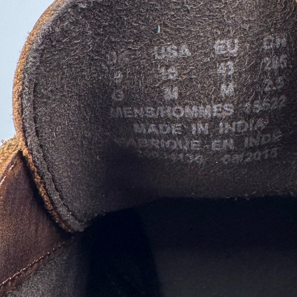 Clarks brown chukka boots men’s size 10 - Picture 3 of 6